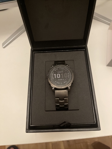 Garmin fēnix 7X Saphir Solar GPS Uhr - schwarz