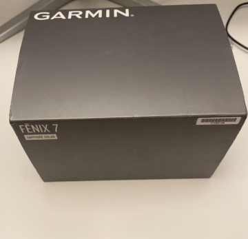 Garmin fēnix 7X Saphir Solar GPS Uhr - schwarz